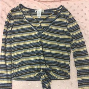 Gaze USA striped crop top